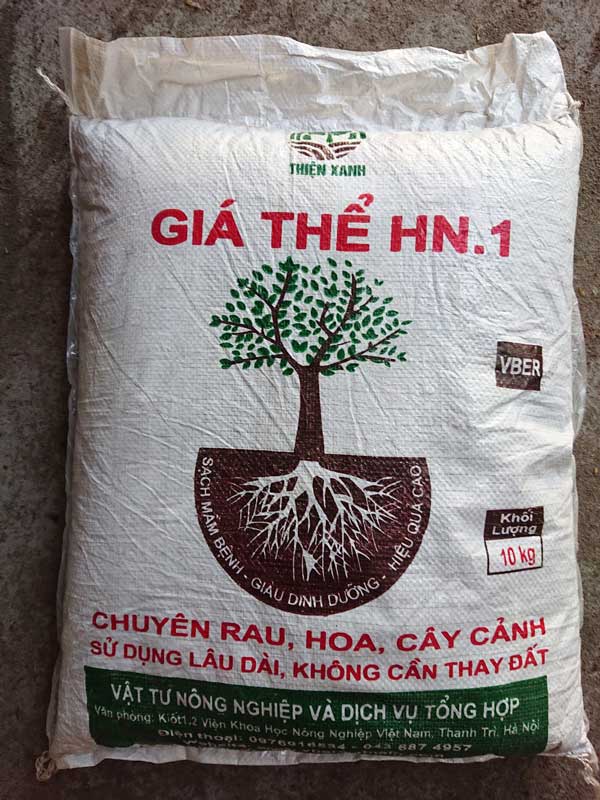 Giá thể trồng cây hn1