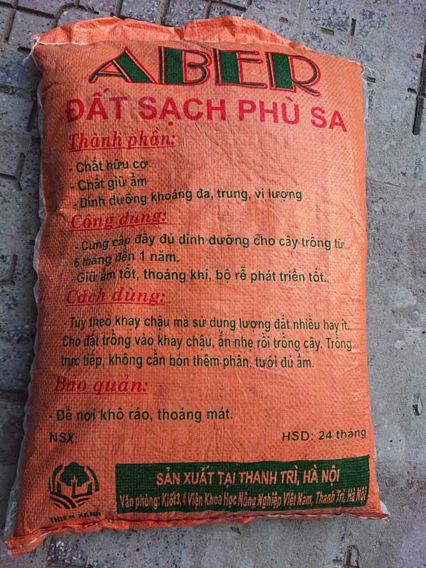 Đất sạch phù sa aber