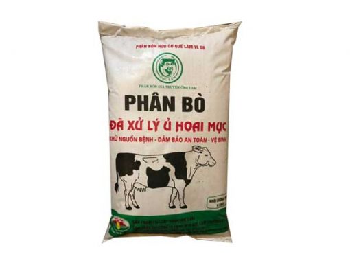 Phân bò hữu cơ quế lâm ủ hoại mục